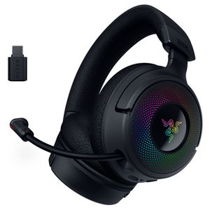 Razer - Kraken V4 Wireless Over-the-Ear Gaming Headset for PC, Mac, Playstation, Nintendo Switch, Steam Deck, Mobile, and Tablet - Black Product Image