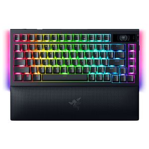 Razer - BlackWidow V4 Pro 75% Wireless Mechanical Orange Switch Gaming Keyboard with Hot-Swappable Design - Black Product Image