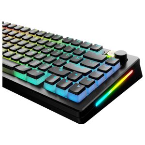 Glorious - Aura V3 Pudding-Style Universal Keycaps for 100% 85% 80% TKL 60% Compact 75% Mechanical Keyboards - Black Product Image