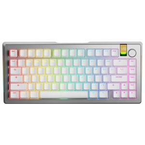 Glorious - GMMK 3 PRO HE 75% Wireless Hall-Effect Linear Switch Gaming Keyboard with Rapid Trigger and Adjustable Actuation - Silver Product Image