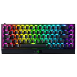 Razer - BlackWidow V4 Mini 65% HyperSpeed Wireless Orange Switch Gaming Keyboard with Hot-Swappable Design - Black Product Image