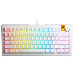 Glorious - GMMK 3 HE 75% Wired Hall-Effect Linear Switch Gaming Keyboard with Rapid Trigger and Adjustable Actuation - White Product Image