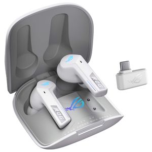 ASUS - ROG Cetra True Wireless SpeedNova In-Ear Gaming Earbuds - White Product Image