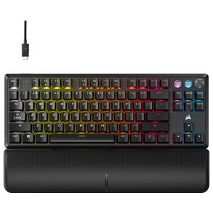 CORSAIR - K70 PRO TKL Wired Hall Effect Programmable Gaming Keyboard with Rapid Trigger - Black Product Image