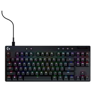 Logitech - PRO X TKL RAPID Tenkeyless Corded Magnetic Analog Switch Gaming Keyboard with Customizable RGB Lighting - Black Product Image