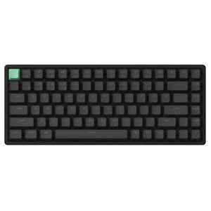 Keychron - K2 HE 75% Custom Wireless RGB Mechanical Keyboard with Programmable QMK/VIA Hot-Swappable Magnetic Switch - Black Product Image
