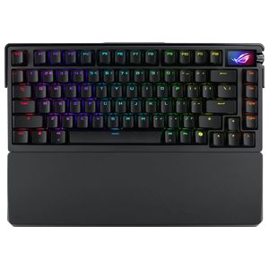 ASUS - ROG Azoth Extreme 75% Wireless Mechanical Gaming Keyboard with ROG NX Snow Linear Switches and Color OLED Touchscreen - Black Product Image