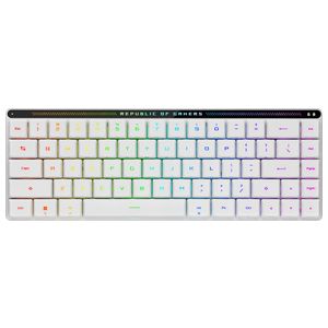 ASUS - ROG Falchion RX 65% Wireless Optical Gaming Keyboard with ROG RX Low-Profile Switches - White Product Image