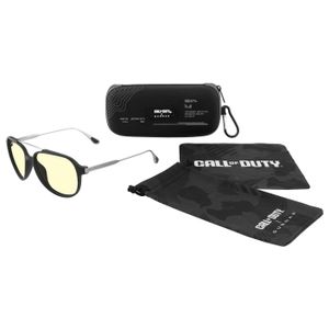 GUNNAR - Ghost Computer Glasses with Blue Light Reduction , Amber Lenses - Onyx/Mercury Product Image