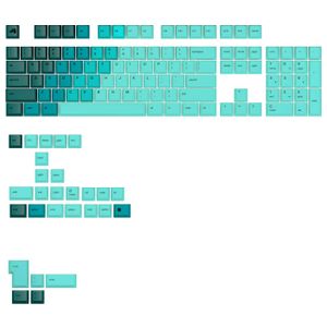 Glorious - GPBT Gradient Universal Keycap Set Compatible with Most 100% 85% 80% TKL 60% Compact 75% Mechanical Keyboards - Rainforest V2 Product Image
