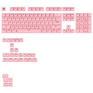 Glorious - GPBT Basics Universal Keycap Set Compatible with Most 100% 85% 80% TKL 60% Compact 75% Mechanical Keyboards - Potion Pink Product Image