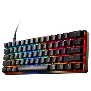 SteelSeries - Apex Pro Mini Gen 3 60% Wired Mechanical OmniPoint Adjustable Gaming Keyboard with Rapid Tap - Black Product Image