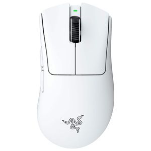 Razer - DeathAdder V4 Pro Lightweight Optical Gaming Mouse with 150 Hour Battery - Wireless - White Product Image