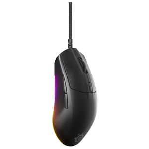 SteelSeries - Rival 3 Gen 2 Wired Optical Gaming Mouse with 3-Zone RGB - Wired - Black Product Image