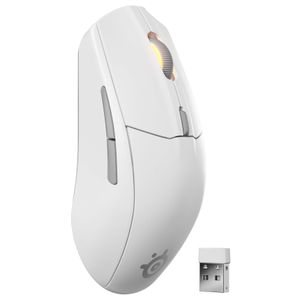 SteelSeries - Rival 3 Gen 2 Wireless Optical Gaming Mouse with Ultra-fast clicks - Wireless - White Product Image