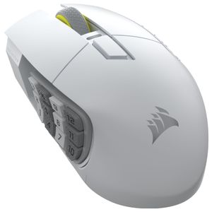 CORSAIR - Scimitar Elite Wireless SE Gaming Mouse with 16 Programmable Buttons - Wireless - White Product Image
