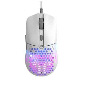 Glorious - Model O Eternal Lightweight Wired Optical Gaming Mouse with Dual-Zone RGB Lighting - Wired - Matte White Product Image