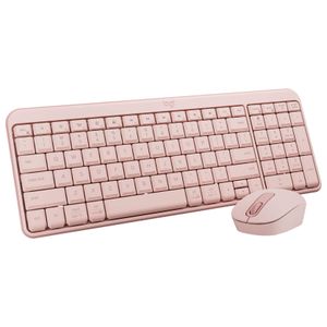 Logitech - MK250 Full-size Bluetooth Wireless Keyboard and Mouse Combo for Windows/MacOS with Fast & Easy Connectivity - Rose Product Image