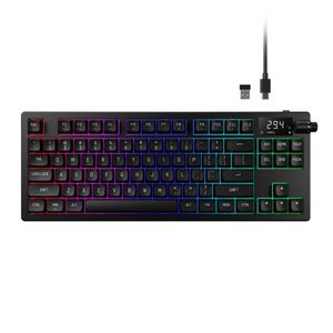 GAMDIAS - HERMES M7 TKL Hybrid Mechanical Red Switch Gaming Keyboard - Black Product Image