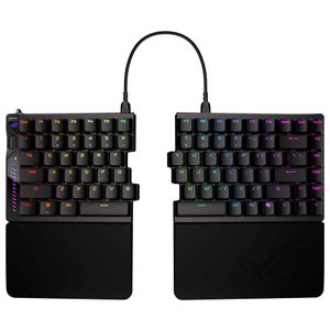 ASUS - ROG Falcata 75% Wireless Magnetic Hall Effect RGB Ergonomic Gaming Keyboard with Hot-Swappable ROG HFX V2 Switches - Black Product Image