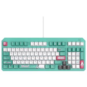 ASUS - TUF Gaming K3 Gen II 96% Wired Optical-Mechanical RGB Gaming Keyboard - Hatsune Miku Edition Product Image