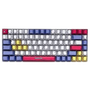 Higround - Basecamp 75+ 75% Wired Mechanical Lubed TTC Milky Switch Gaming Keyboard with RGB Backlighting - Cellshade Primary - CELSHADE PRIMARY Product Image