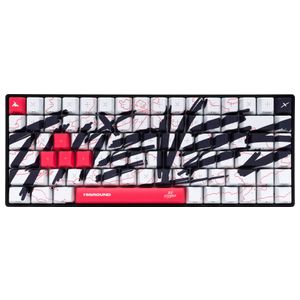Higround - Basecamp 75+ 75% Wired Mechanical Lubed TTC Milky Switch Gaming Keyboard with RGB Backlighting - 100 Thieves - Team Issue Product Image
