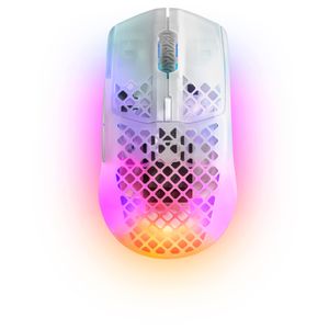 SteelSeries - Aerox 3 Super Light Honeycomb Wireless RGB Optical Gaming Mouse - Wireless - Ghost Edition Product Image