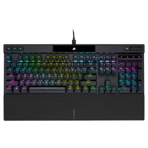 CORSAIR - K70 RGB PRO Full-size Wired Mechanical Cherry MX Speed Linear Switch Gaming Keyboard with PBT Double-Shot Keycaps - Black Product Image