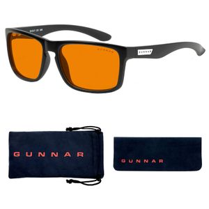 GUNNAR - Intercept Computer Glasses with Blue Light Reduction , Amber Max Lenses - Onyx Product Image
