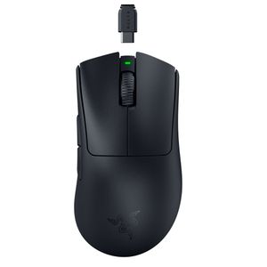 Razer - DeathAdder V3 Pro Lightweight Optical Gaming Mouse with 90 Hour Battery - Wireless - Black Product Image