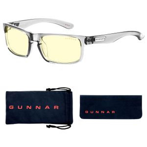 GUNNAR - Enigma Computer Glasses with Blue Light Reduction , Amber Lenses - Grey Crystal Product Image