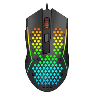 REDRAGON - M987-K Lightweight Wired Optical Gaming Mouse with RGB Backlighting - Wired - Black Product Image