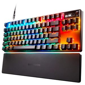 SteelSeries - Apex Pro TKL V2 Wired Mechanical OmniPoint Adjustable HyperMagnetic Gaming Keyboard with Rapid Tap - Black Product Image