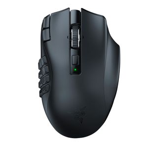 Razer - Naga V2 HyperSpeed MMO Optical Gaming Mouse with 19 Programmable Buttons - Wireless - Black Product Image