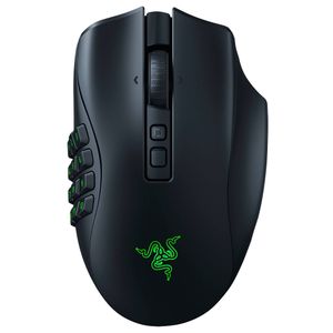 Razer - Naga V2 Pro MMO Optical Gaming Mouse with Interchangeable Side Plates in 2, 6, 12 Button Configurations - Wireless - Black Product Image
