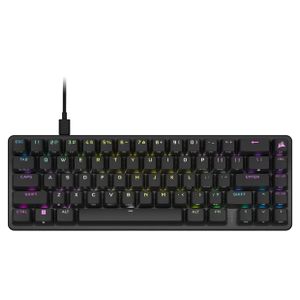 CORSAIR - K65 PRO MINI RGB 65% Optical-Mechanical Gaming Keyboard Backlit RGB LED, OPX - Black Product Image