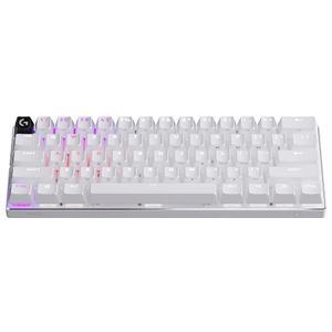 Logitech - PRO X 60 LIGHTSPEED TKL 60% Wireless Mechanical GX Optical Tactile Switch Gaming Keyboard with LIGHTSYNC RGB - White Product Image