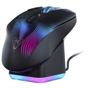 Turtle Beach - Kone XP Air Wireless Optical Gaming Mouse with Charging Dock and AIMO RGB Lighting - Wireless - Black Product Image