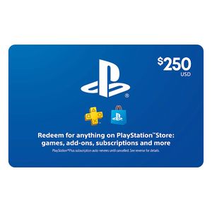 Sony - $250 PlayStation Store Gift Card [Digital] Product Image