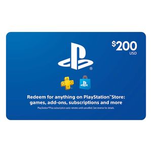 Sony - $200 PlayStation Store Gift Card [Digital] Product Image