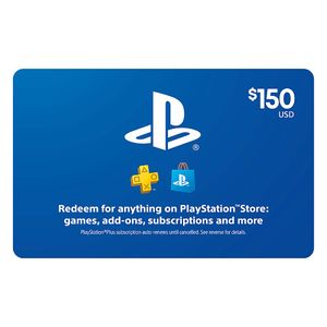 Sony - $150 PlayStation Store Gift Card [Digital] Product Image