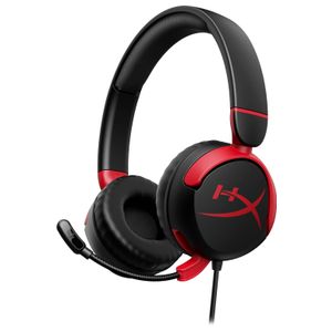 HyperX - Cloud Mini Wired Headset for PC, PS5, PS4, Xbox Series X|S, Xbox One, Nintendo Switch, Chromebook, and Mobile - Red/Black Product Image