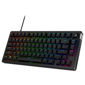HyperX - Alloy Rise 75 75% Wired Mechanical Linear Switch Gaming Keyboard with RGB Lighting - Black Product Image