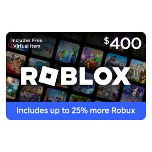 Roblox - $400 Digital Gift Card [Includes Virtual Item] [Digital] Product Image