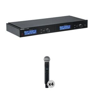 Shure SLXD4Q+ Quad-Channel Digital Wireless Receiv Product Image