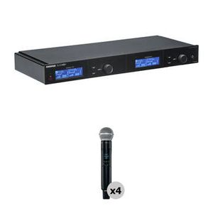 Shure SLXD4QDAN+ Quad-Channel Digital Wireless Rec Product Image