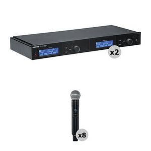 Shure SLXD4Q+ Kit with Two Quad-Channel Digital Wi Product Image