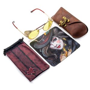 GUNNAR - Borderlands Moxxi Computer Glasses with Blue Light Reduction, Amber Lenses - Jackpot Gold Product Image