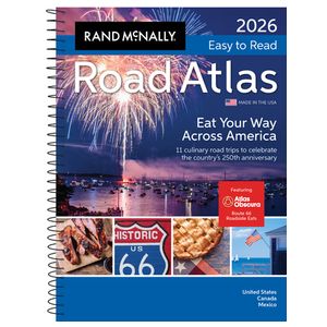2026 Rand McNally Easy to Read Midsize Road Atlas Product Image